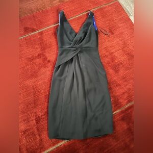 Elie Tahari Black Dress with purple lining